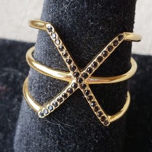 Stella & Dot Pave Sphinx ring